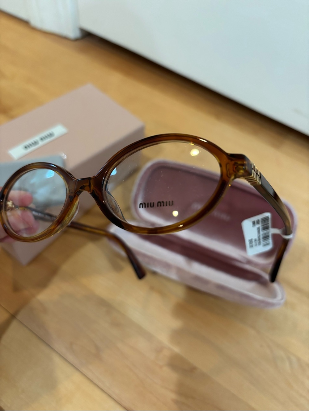 Miu Miu VMU 01XV Geometric Eyeglasses - brand new! - Picture 5 of 7